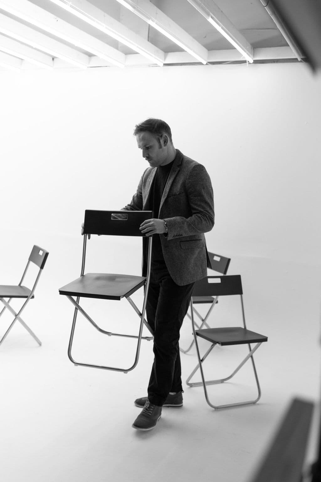 untitled 716 - Confident Man Chairs